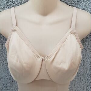 Wacoal‎ Nude Bra 32DD 855263 Underwire Unlined Classic Reinvention Full Coverage